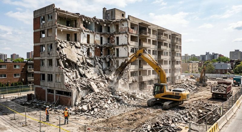 Factory Demolition in Sacramento, CA