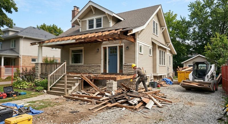 Porch Demolition in Bergen County, NJ