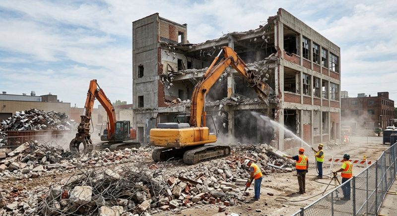 Warehouse Demolition in Sacramento, CA
