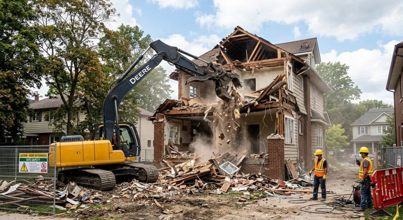 Cabin Demolition in Somerset County, NJ