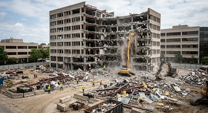 Commercial Property Demolition in Sacramento, CA