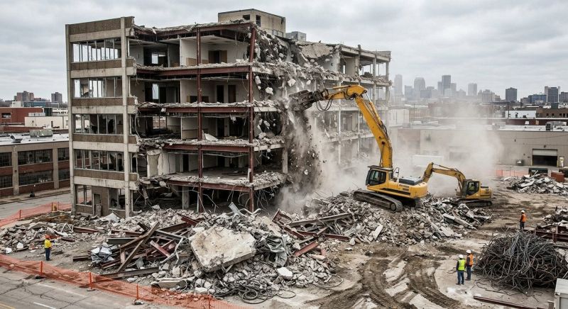 Factory Demolition in Katy, TX